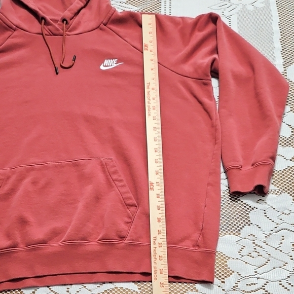 Nike Brick Red Pullover Hoodie - Picture 2 of 8